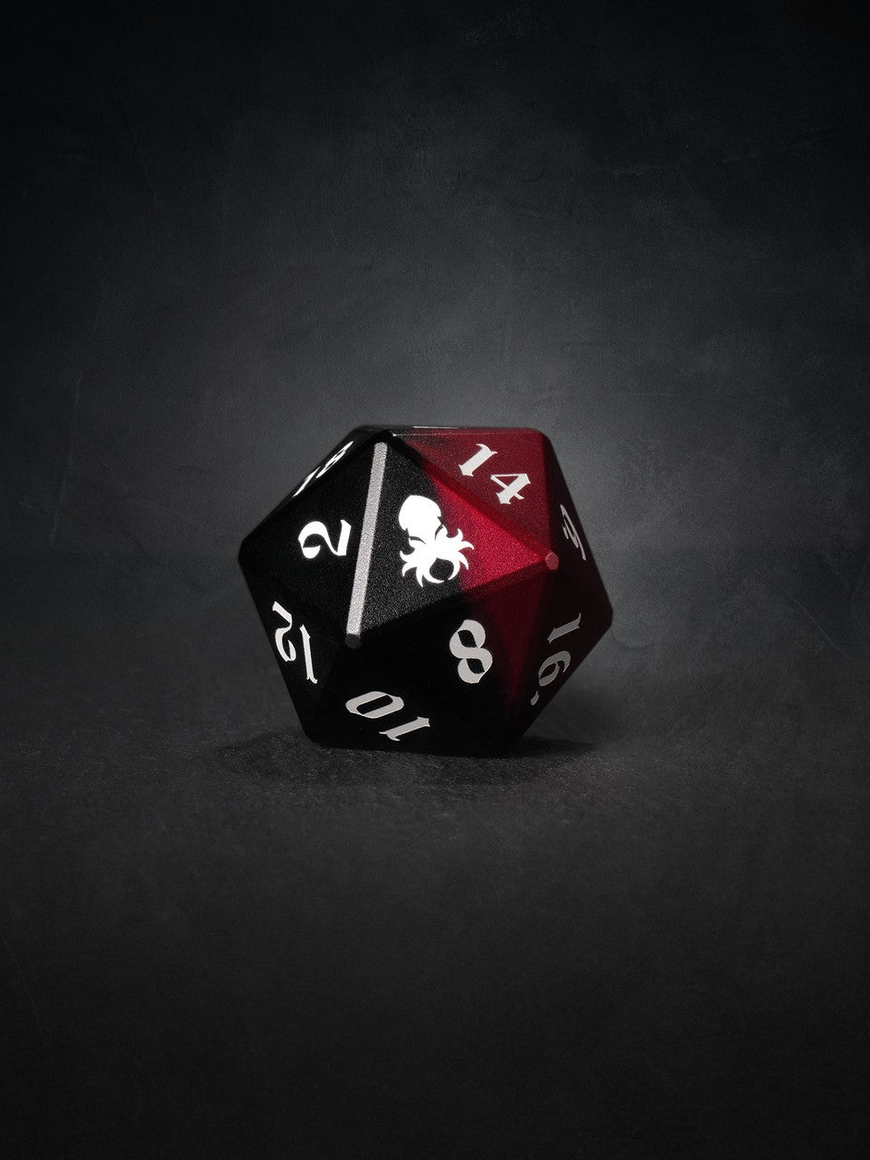 Vulcan: Blood Knight 30mm Black and Red Precision Aluminum Single D20